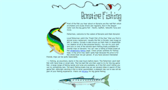 Desktop Screenshot of bonairefishing.com